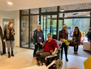 photo de Transfert des résidents dans le nouveau bâtiment